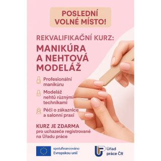 💅 Chceš pracovat v oboru krásy? Tvůj nový začátek může začít právě teď! Rekvalifikační kurz Manikúra a nehtová modeláž...